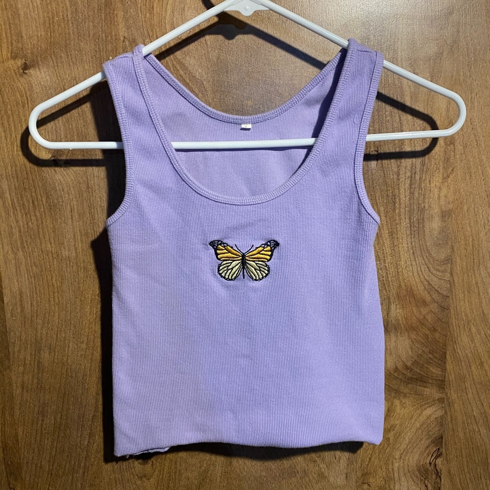 Butterfly croptop